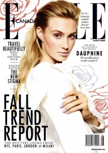 Elle Canada August 2013 Cover